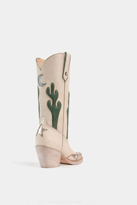 Botas western para dama con detalles matalicos estilo baladigala