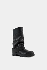 Botas de piel estilo combat para fall estilo hunter boots