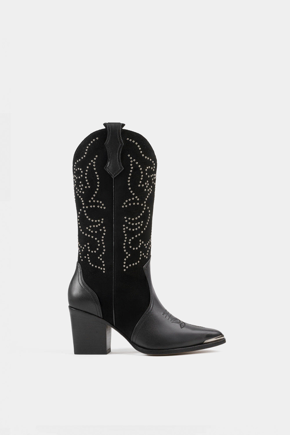 botas de piel color negro para mujer estilo ariat 