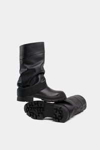 botas combat para skinny jeans  de mujer con suela de caucho